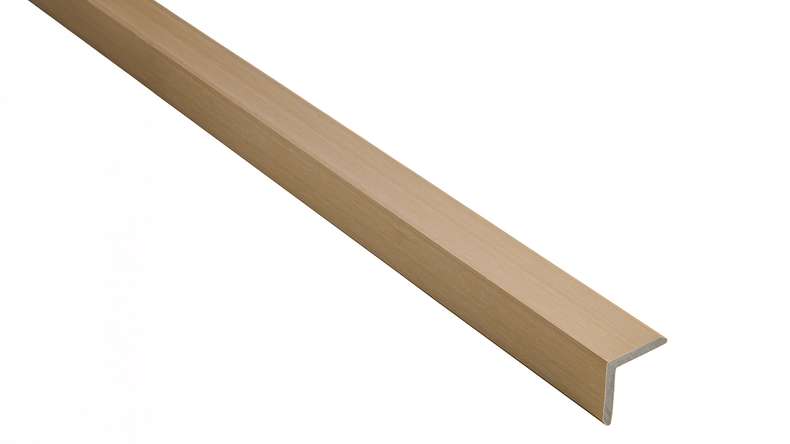 planeo WPC co-extruded façade bracket, sand - 2900 x 45 x 45 mm