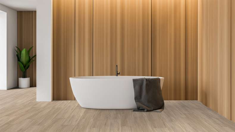 Gerflor click Vinyl - Virtuo 55 Rigid Acoustic Qaja Beige | integrated impact sound insulation (39051473)