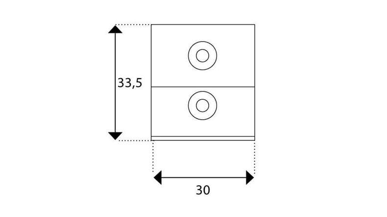 Trespa Universal Clip with Screws