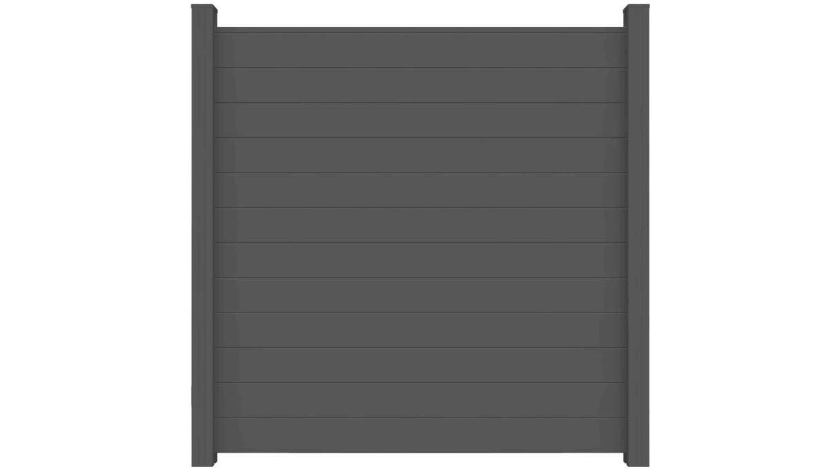 planeo Alumino - garden fence square anthracite grey DB 703