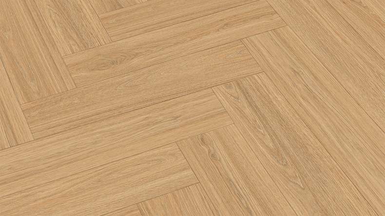 planeo laminate herringbone - sand dune | synchronised embossing (LAMF-598)