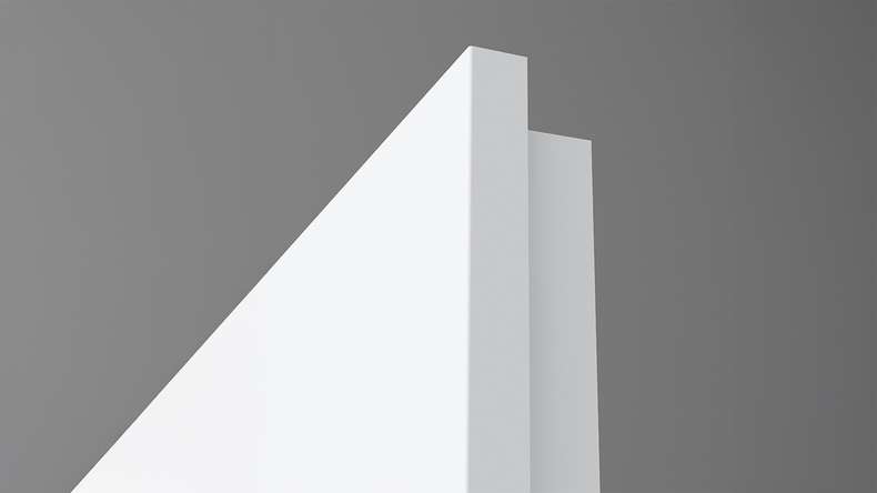 planeo interior door PUREA Calma White 9003 Design edge | CPL - 2110 x 610|735|860|985 mm