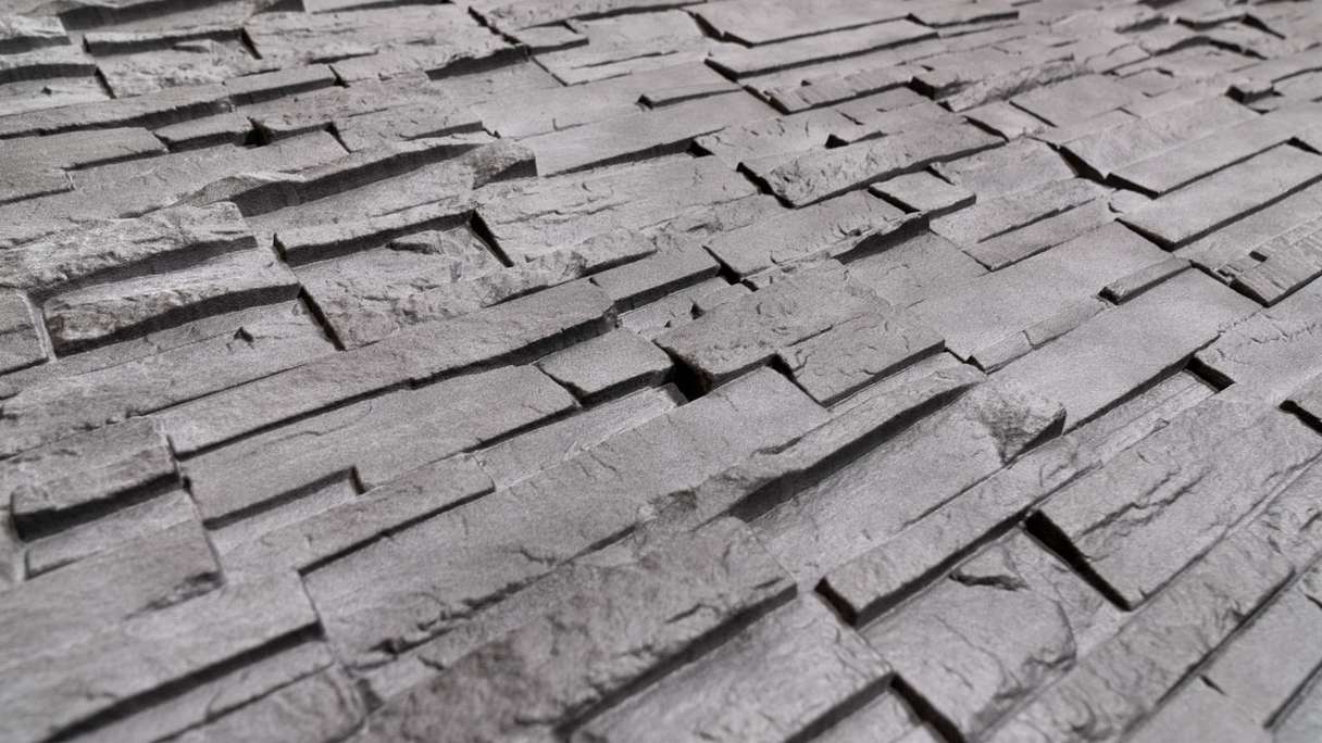 planeo wall cladding stone look - NoviHome Anthracite 1054 x 334 mm