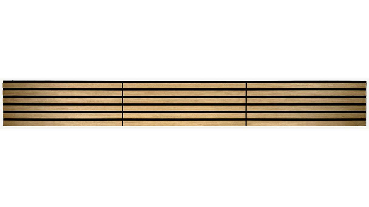 Skaben acoustic panels SilentWall Compact - light brown oak - 244 x 30.5 cm