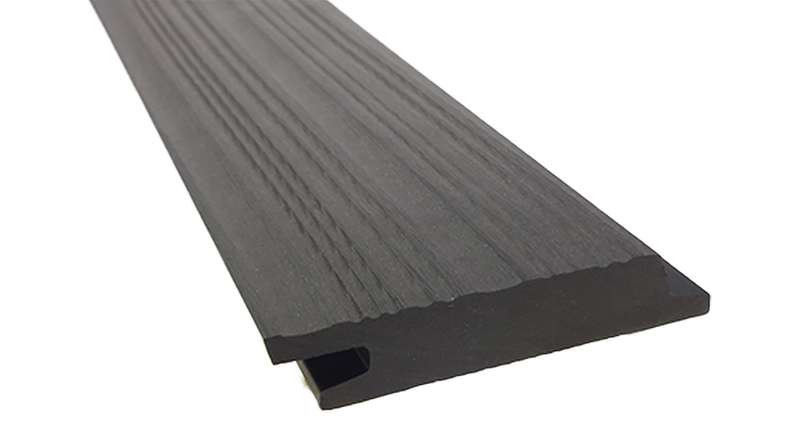 planeo Fassado - WPC rhombus moulding facade cladding anthracite