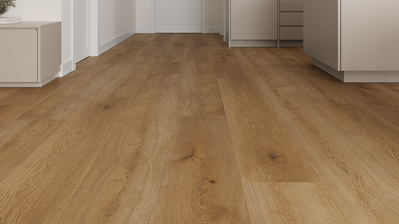 planeo Rigid Klick Vinyl - ObjektPRO Oak Royale 1.83m long XL plank | integrated footfall sound insulation (SP183-43)