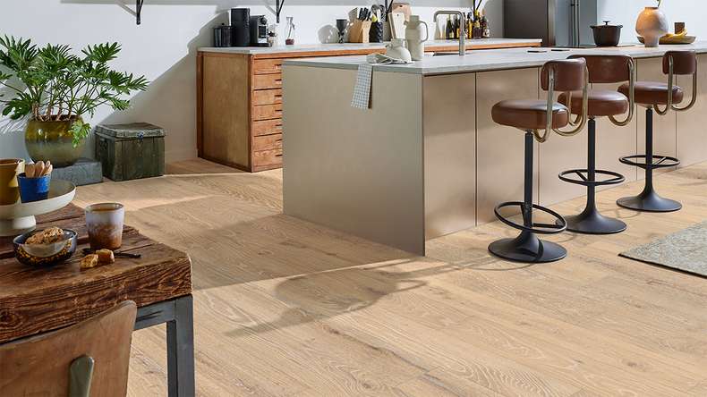 MEISTER Wood flooring - Natureflex HD 100 Limed light white oak lively 20016 | Authentic appearance (500139-2200210-20016)
