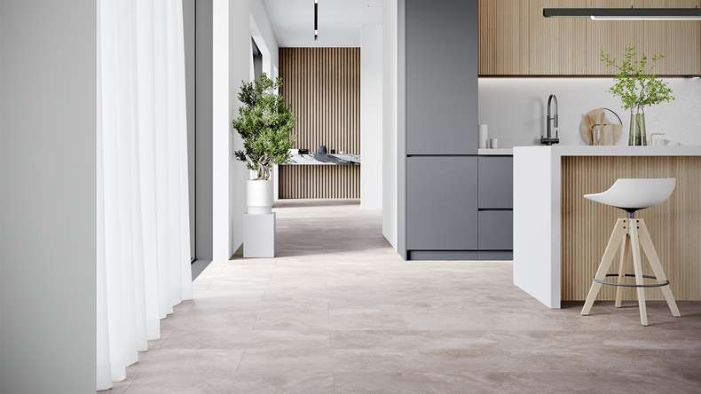 planeo Click Vinyl - Rigid Nebbia | Made in Germany (100P3001)
