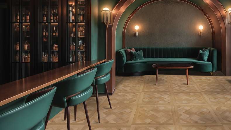 Gerflor adhesive vinyl - Creation 55 Versailles Honey