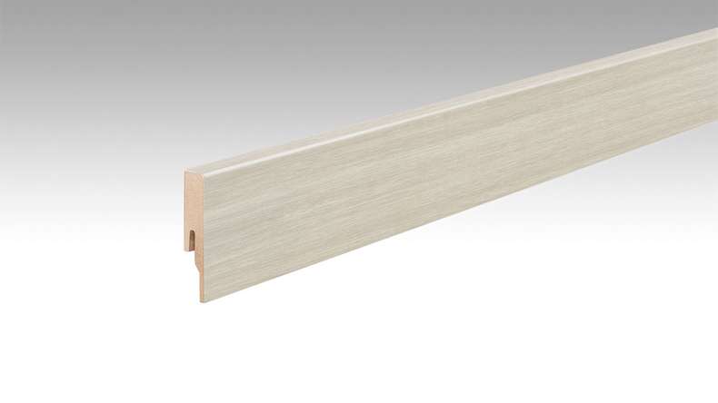 MEISTER skirting boards baseboard profile 20 PK tower oak cream white 7119 - 2380 x 60 x 16 mm (200013-2380-07119)