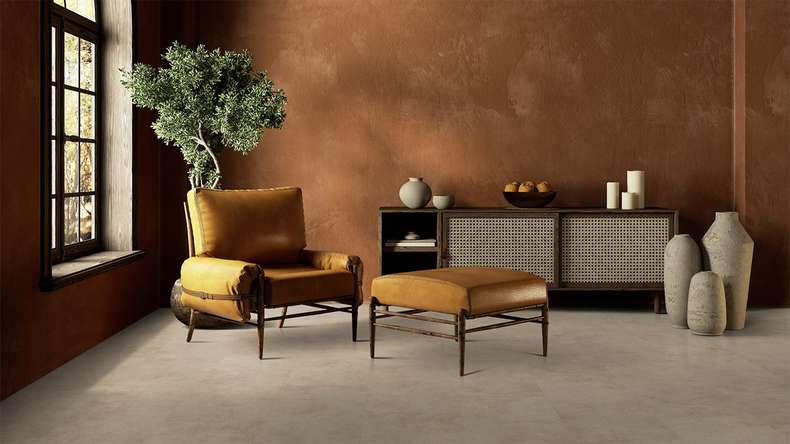 Gerflor click Vinyl - Virtuo 55 Rigid Acoustic Tavla Beige | integrated impact sound insulation (39071451)