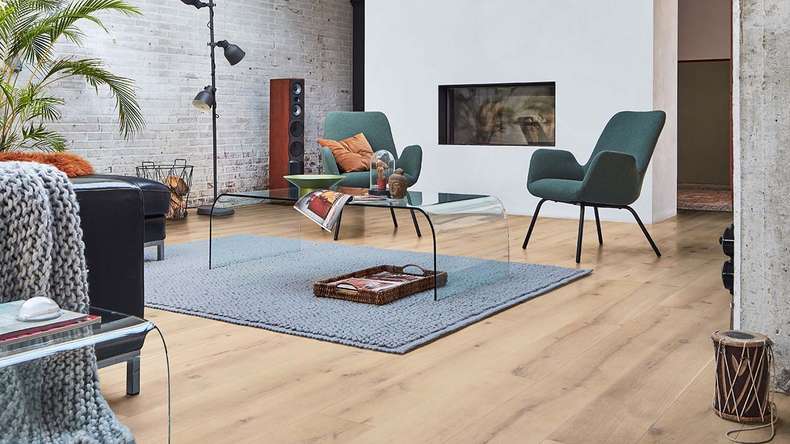 MEISTER Parquet Flooring - Longlife PD 400 Oak authentic cream white (500005-2200180-09031)