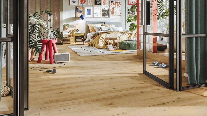 MEISTER design flooring Rigid Vinyl RD 200 S - 20192 Industrial pop | Impact sound insulation integrated (400047-1220230-20192)