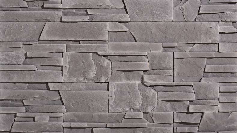 planeo StoneWall Solid stone slips - slate