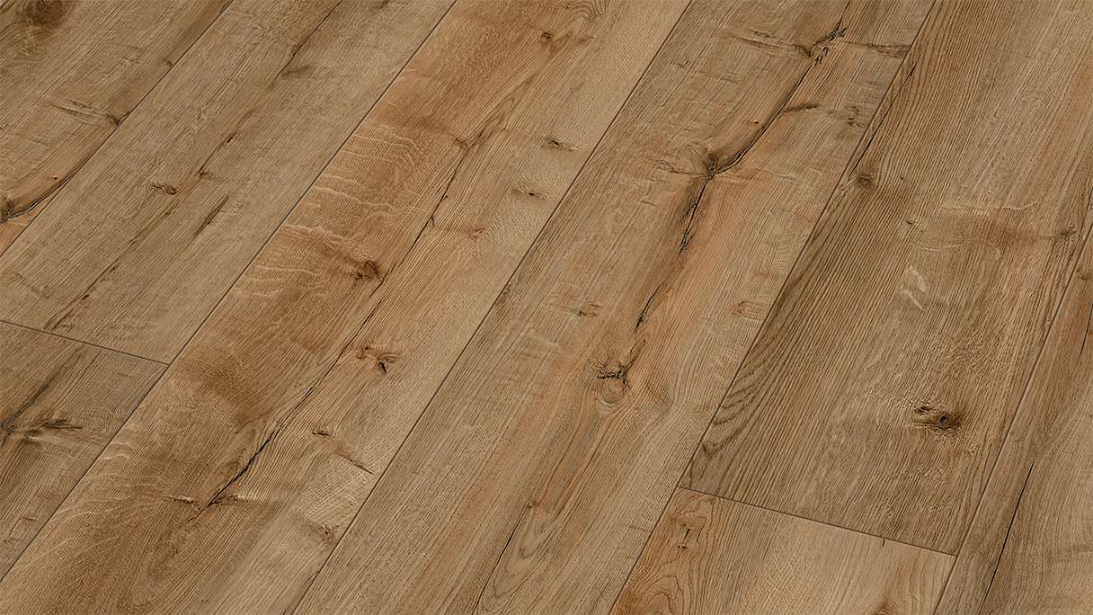 MEISTER design flooring rigid vinyl RM 500 S - 20198 Brass band | integrated footfall sound insulation (400050-1522225-20198)