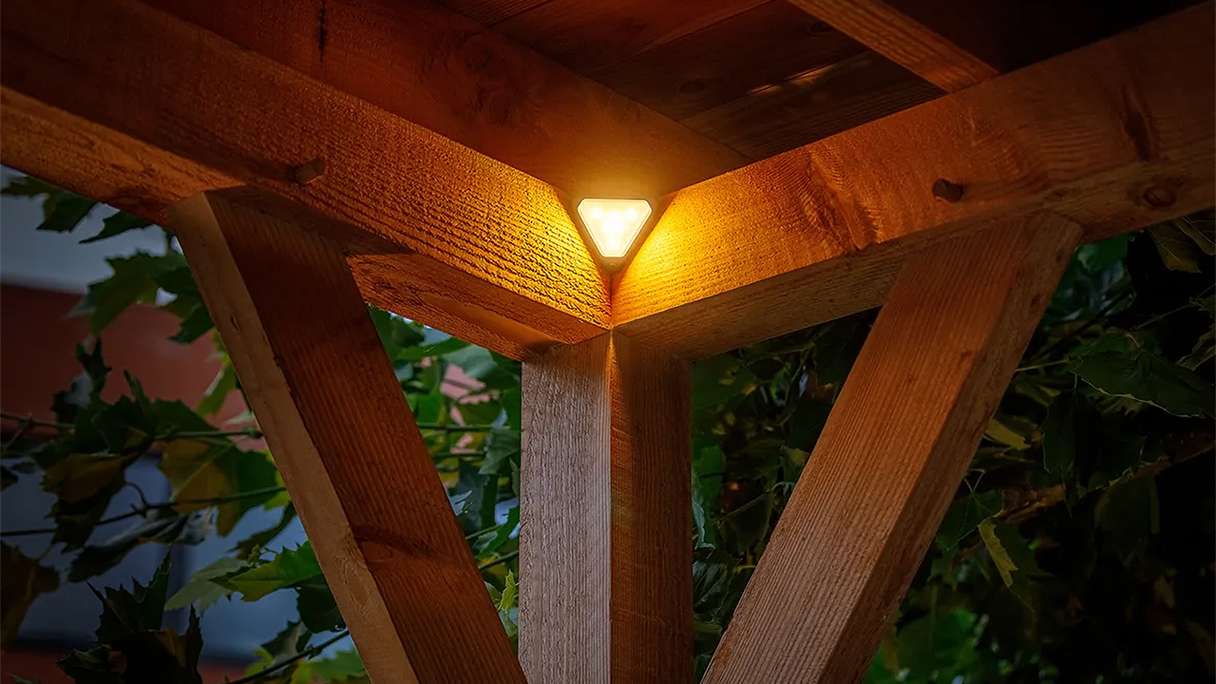 planeo garden lighting 12V - LED wall light Tiga Corner - 3.5W 100 lumen