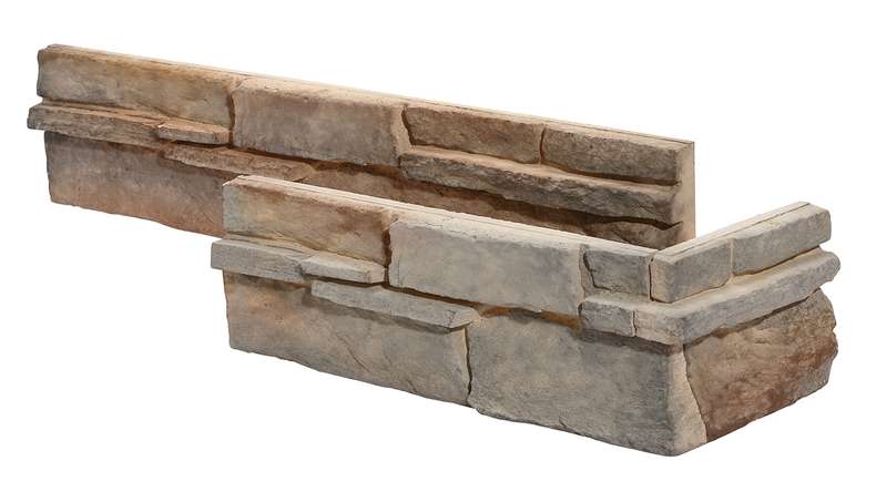 planeo StoneWall Solid stone slips - amber