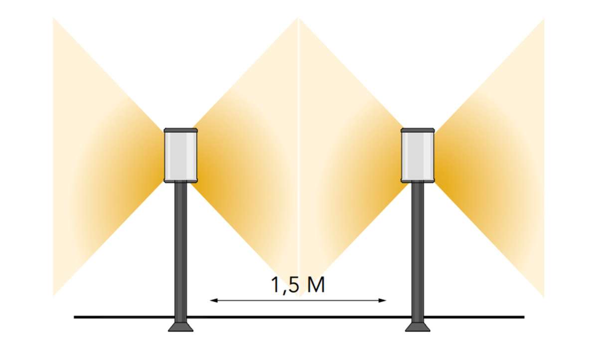 planeo Garden lighting 12V - LED floor lamp Eros Lo H 550 mm - 3,5W 280 Lumen
