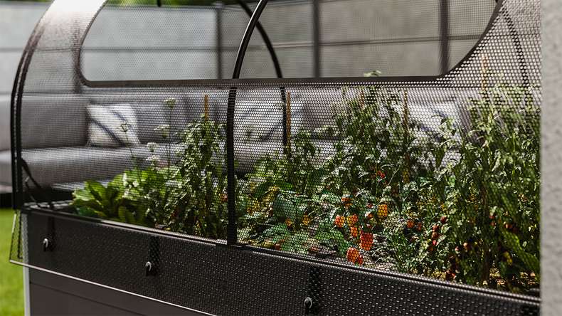 planeo Raised Bed Top Net - Black 149.9 x 69.4 x 62 cm