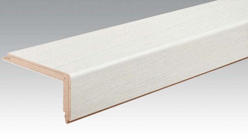 MEISTER stair nosing parquet L-profile oak harmonious polar white 9008 (800004-2150-09008)