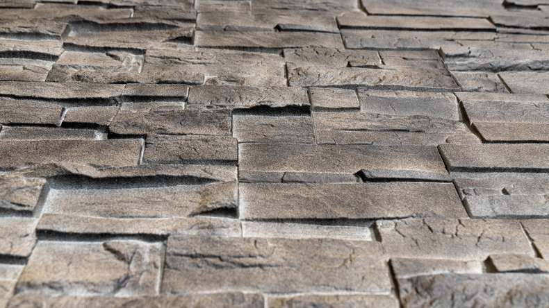 planeo stone-look façade panel - NoviStone Silex Flint 1054 x 334 mm