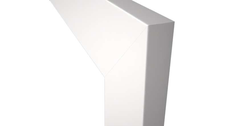 planeo frame design edge SMH 9010 white - 1985 mm