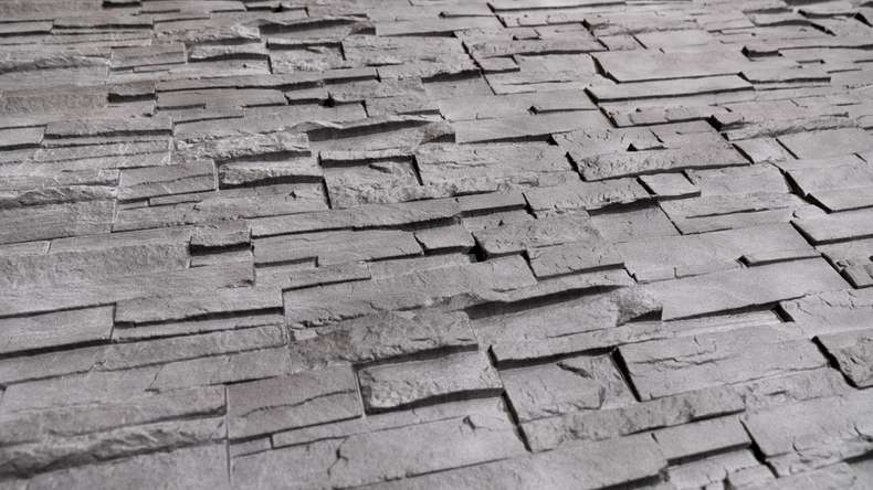 planeo stone-look facade panel - NoviStone Anthracite 1054 x 334 mm