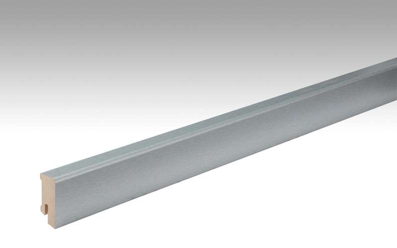 MEISTER Skirtings Stainless steel DF 063 - 2380 x 38 x 16 mm (200009-2380-00063)