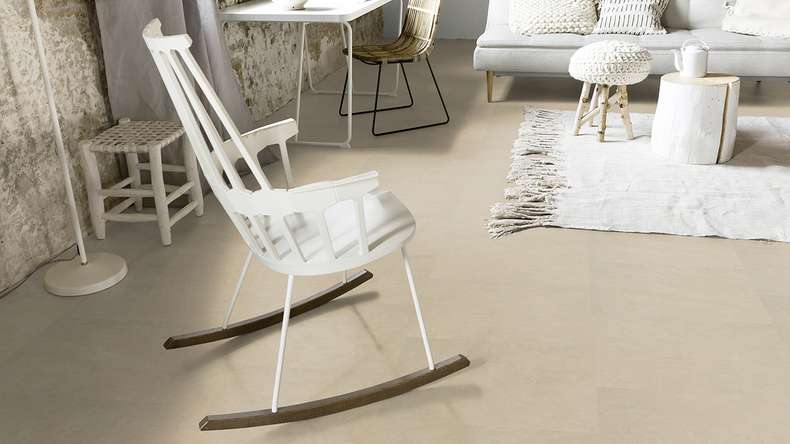planeo self-adhesive vinyl – SilentIQ Stone 2-in-1 Commercial Monzara | Integrated impact sound insulation (F-DS-SIQ-3080)