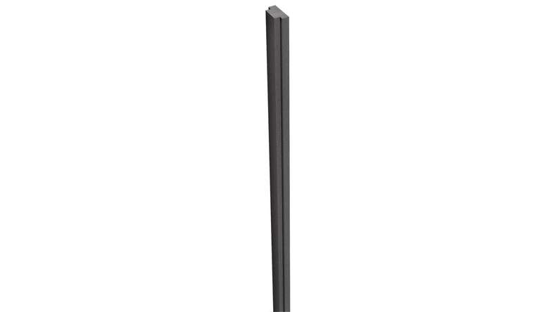 planeo Solid - post cover strip anthracite grey 100 cm