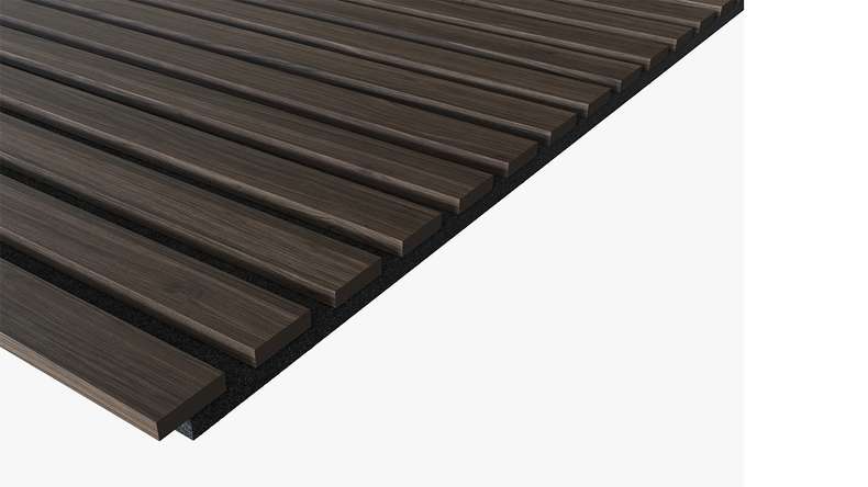 planeo acoustic panels - Oak brown - 2400 x 525 x 18mm (PU-A-003)