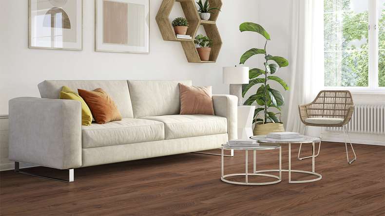 Forbo Allura Wood 40 adhesive vinyl - Deep Country Oak (60302DR4)