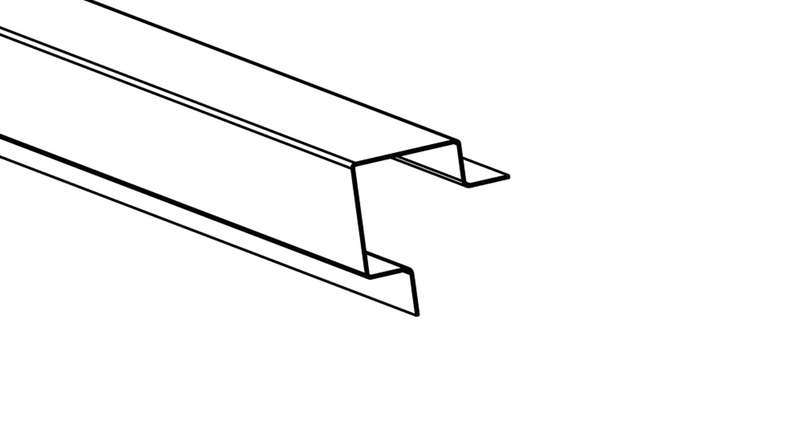 planeo Fassado - facade corner stainless steel (brushed, ground)