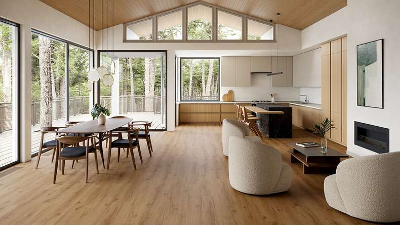planeo WPC click vinyl - PUREtec MAX 70 EIR Honey Nature Oak | Impact sound insulation integrated (RP-A50-1)