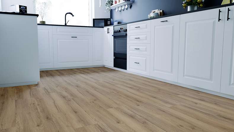 planeo design flooring for gluing - Eco Home&Health Rustic Oak Grey | synchronous embossing (LO-ED-04)