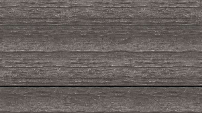 planeo ANTIKWoodline – WPC CoEx-coated solid decking board – Dark Grey 3m – rustic/smooth brushed