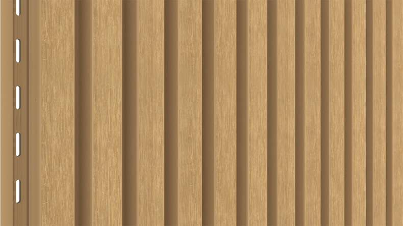planeo LINEA Slim – WPC CoEx cladding, Sand, 2900 x 215 mm