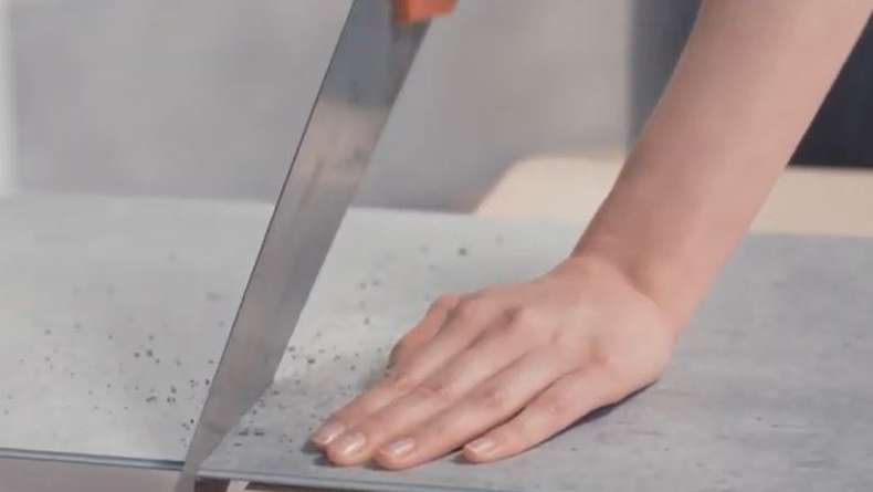 Plastic wall cladding - planeo StrongWall - Light Cement