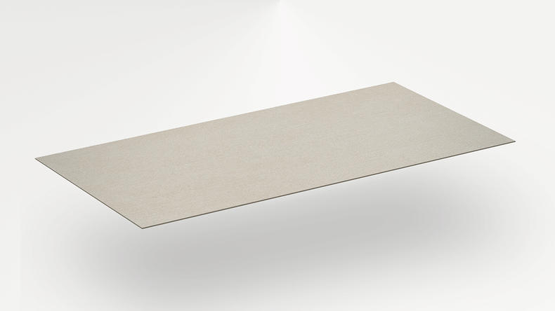 planeo SPC wall panelling – CeraRock Tile Stripes Concrete Tan XL 280 x 117.5 cm