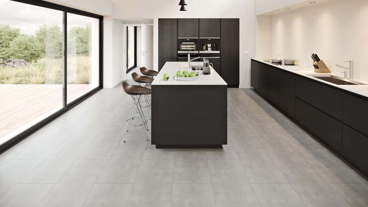 planeo Click Vinyl - Rigid Concrete light Zero (DF-86601)