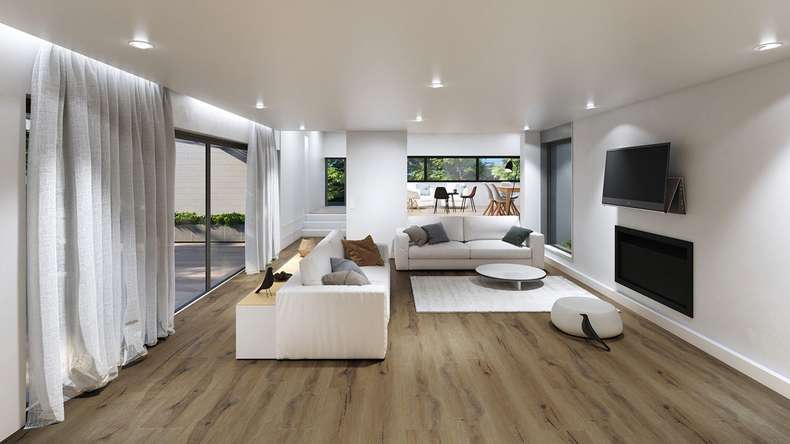 Gerflor adhesive Vinyl - Virtuo 55 Glue Down Daintree Brown (36131010)