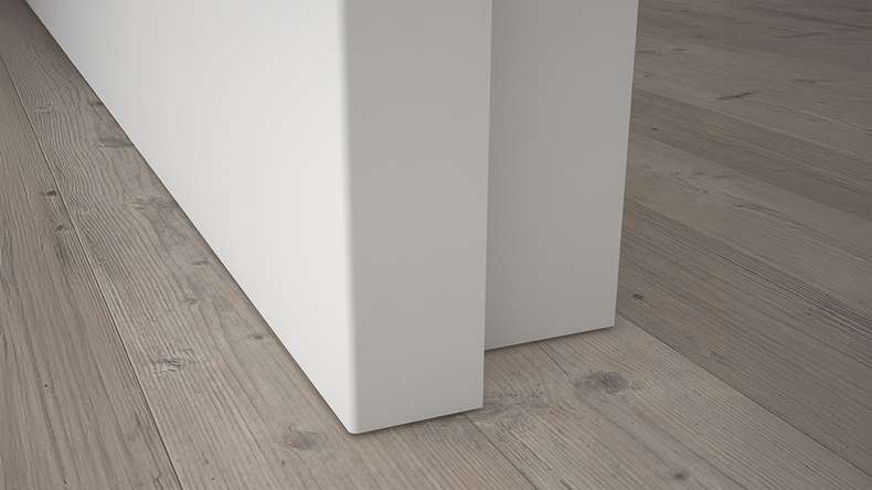 planeo interior door PUREA Calma White 9003 Design edge | CPL - 2110 x 610|735|860|985 mm