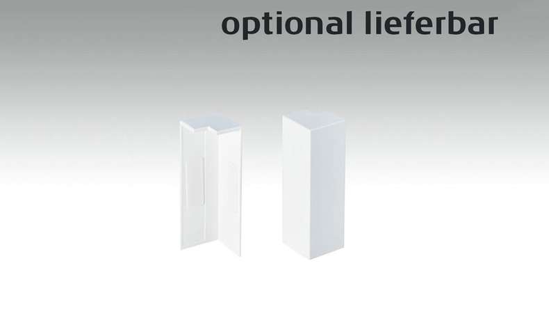 planeo skirting Modern white 18 x 80 mm
