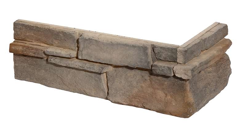 planeo StoneWall Solid angle slips - labradorite