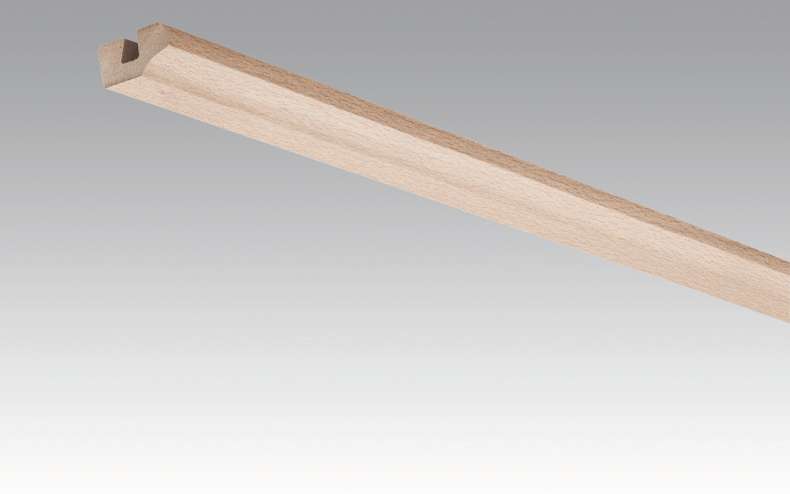 MEISTER skirting boards ceiling trims beech pure 4094 - 2380 x 38 x 19 mm (200031-2380-04094)