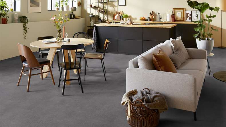 Forbo Allura Material 55 adhesive vinyl - Iron speckled ceramic (63726DR5)