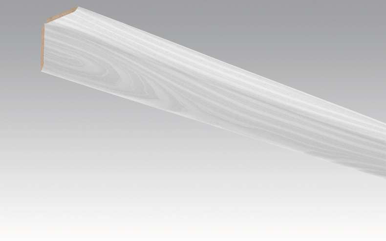 MEISTER Skirting Boards Pleated Skirting Silver Ash 330 - 2380 x 70 x 3.5 mm (200033-2380-00330)