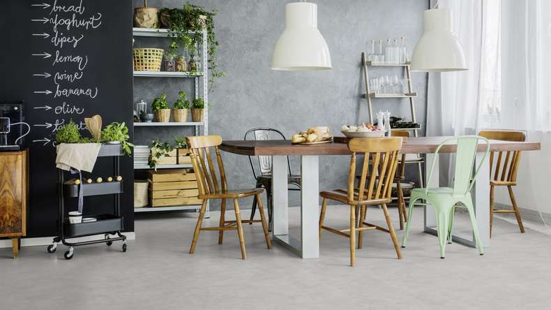 Gerflor CV flooring - BOOSTER SHADE LIGHT GREY - 2316