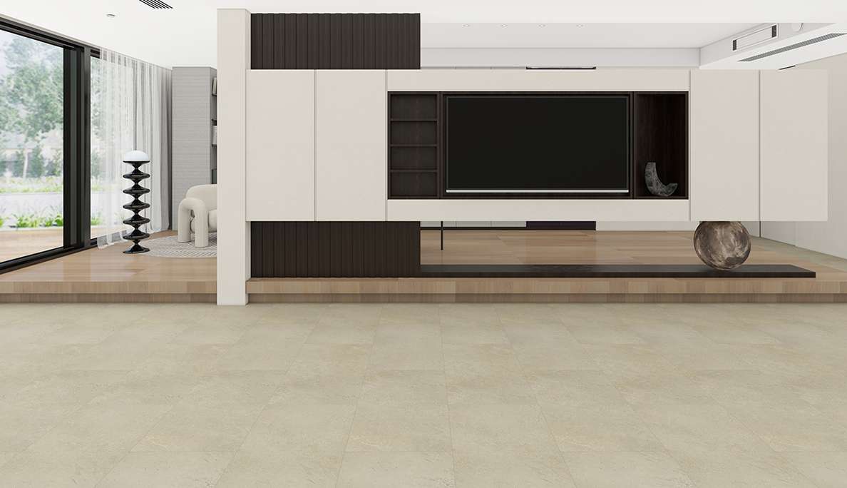 planeo Rigid Click Vinyl – SolutionX 2-in-1 Travertine Beige