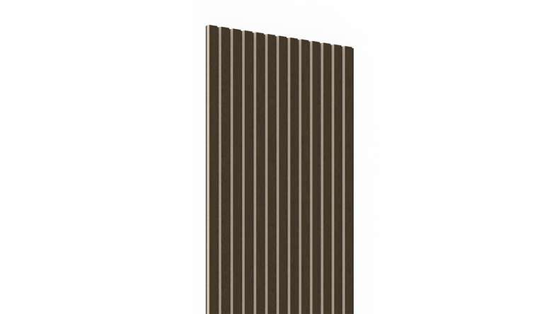 planeo acoustic panels - smoked oak 2480 x 600 x 21.5 mm | fire-retardant